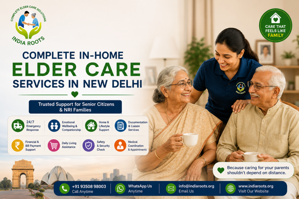 In-Home Elder Care Services in New Delhi
