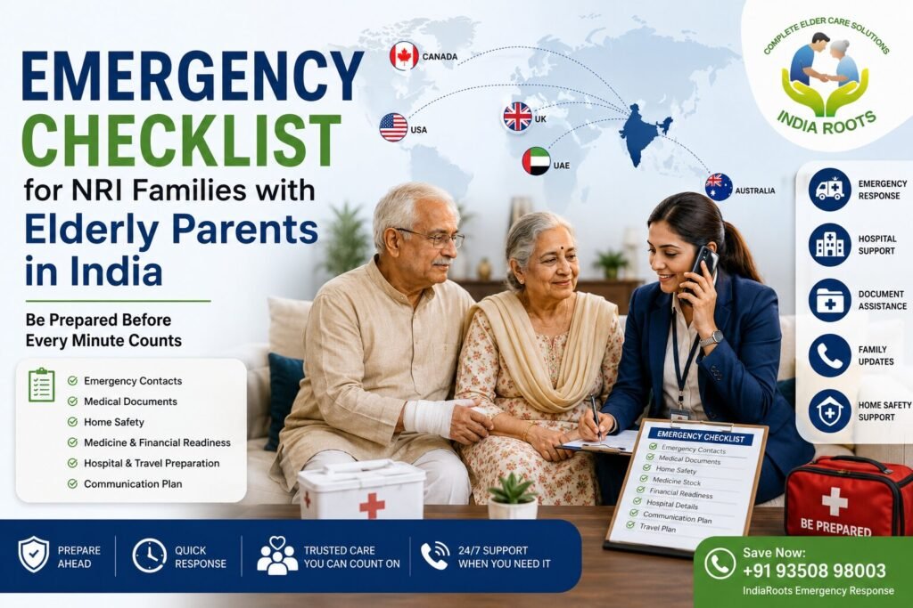 Emergency Checklist for NRI Families