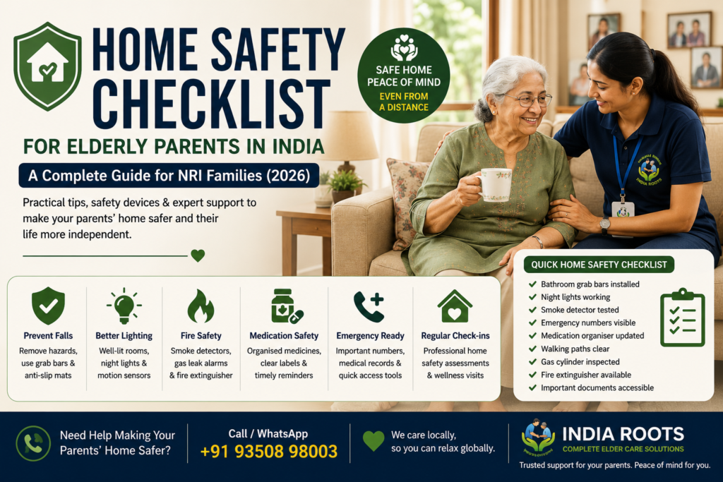 Home Safety Checklist for Elderly Parents in India