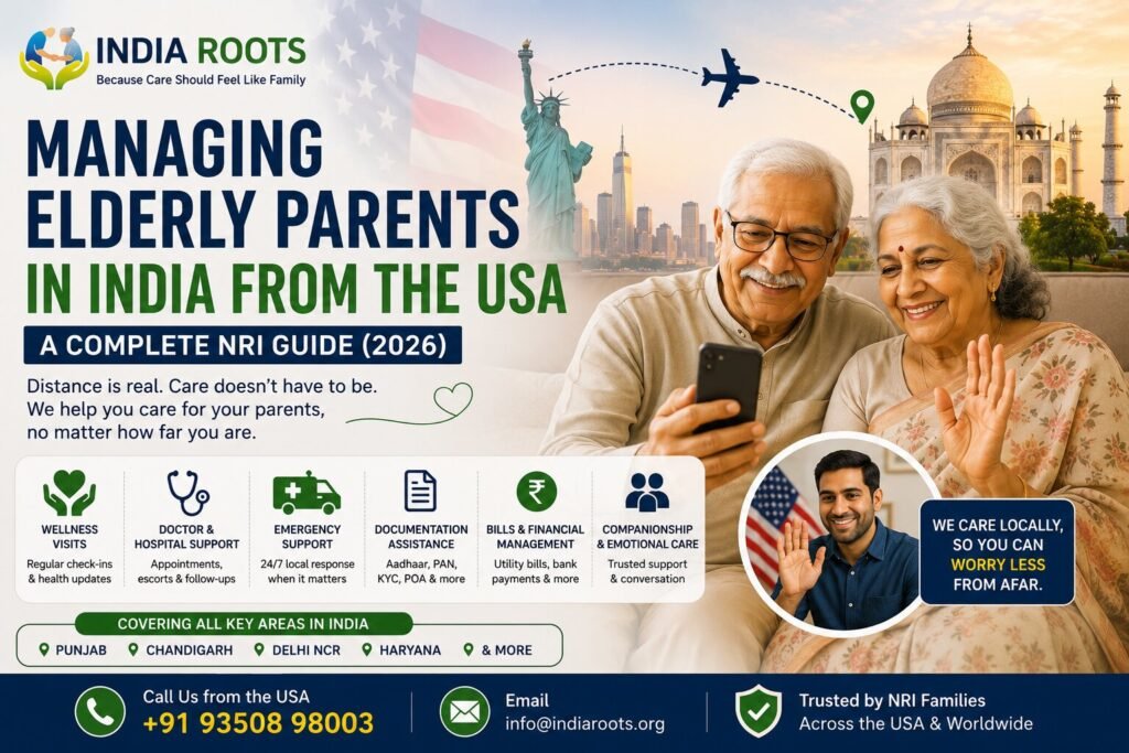 Managing Elderly Parents in India from the USA